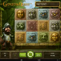 KingMaker Casino - Gonzo's Quest Slot Game - NetEnt