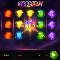 KingMaker Casino - Starburst Slot Game - NetEnt