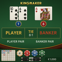 KingMaker - Baccarat Table Game - Laag Instappen