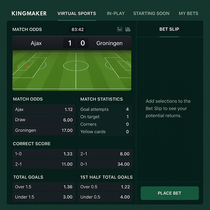KingMaker Casino - Virtual Sports - Simulated Games
